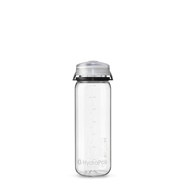 HydraPak Recon Twist Sip Wide Mouth Recycled Plastic Water Bottle 17oz 24oz 32oz Eco Friendly BPA Free Easy Carry 24oz750ml ClearBlack White