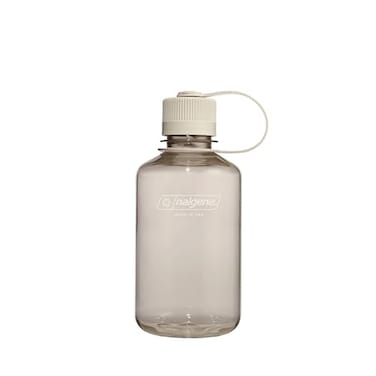 Nalgene 16 oz Narrow Mouth Water Bottle Slim Cup Holder Size BPAFree Durable Leak Proof Lightweight Travel Bottle Cotton