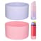 HEYSKAY 2PCS Silicone Boot for Owala Flask Water Bottle 24oz AntiSlip Protective Sleeve for Owala TwistFreeSip and Flip Stainless Steel Water Bottle BPAFree Boot Bottom Base