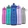 Pogo BPAFree Tritan Plastic Water Bottle with Soft Straw 40 Oz Blue