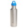 Vargo Titanium Water Bottle with Blue Lid Lightweight Durable and EcoFriendly Hydration for Outdoor Adventures