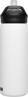 CamelBak Eddy Insulated Stainless Steel Water Bottle with Bite Valve Straw LongLasting Cold Hydration for Everyday Performance 20oz White