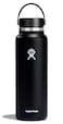 Hydro Flask Water Bottle Insulated Stainless Steel Wide Mouth Flex Lid Non Spill Leakproof and Refillable in 40 Oz