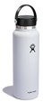 Hydro Flask Water Bottle Insulated Stainless Steel Wide Mouth Flex Lid Non Spill Leakproof and Refillable in 40 Oz