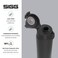 Sigg Reusable Water Bottle Shield ONE Leakproof Recyclable BPA Free Black 25 Oz