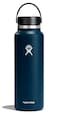 Hydro Flask Water Bottle Insulated Stainless Steel Wide Mouth Flex Lid Non Spill Leakproof and Refillable in 40 Oz