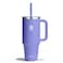 Hydro Flask 40 Oz Travel Tumbler with Handle Lid and Straw Insulated Stainless Steel in 40 Oz Lupine