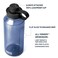 YETI Yonder 15L50 oz Water Bottle with Yonder Tether Cap Clear
