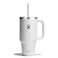 Hydro Flask 32 Oz Travel Tumbler with Handle Lid and Straw Insulated Stainless Steel in 32 Oz White
