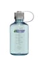 Nalgene 16 oz Narrow Mouth Water Bottle Slim Cup Holder Size BPAFree Durable Leak Proof Lightweight Travel Bottle Seafoam