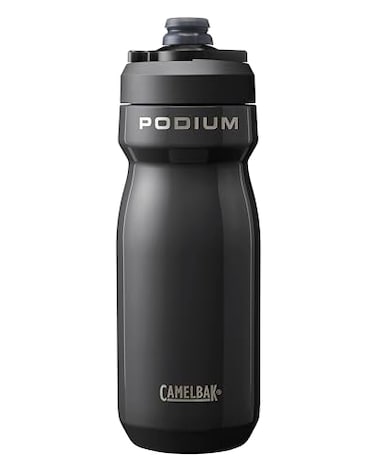 CamelBak Podium Steel Insulated Stainless Steel Bike Water Bottle LongLasting Cold Hydration for Cycling Performance 18oz Black