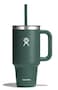 Hydro Flask 32 Oz Travel Tumbler with Handle Lid and Straw Insulated Stainless Steel in 32 Oz Fir