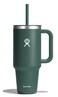 Hydro Flask 40 Oz Travel Tumbler with Handle Lid and Straw Insulated Stainless Steel in 40 Oz Fir