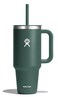 Hydro Flask 40 Oz Travel Tumbler with Handle Lid and Straw Insulated Stainless Steel in 40 Oz Fir