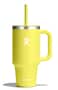 Hydro Flask Travel Tumbler with Handle Lid and Straw Insulated Stainless Steel in 32 Oz Cactus