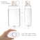 ZEAYEA 2 Pack Portable Flat Water Bottles 17 oz BPA Free Slim Drinking Bottle Plastic Travel Water Bottles for Gym Camping Office Travel