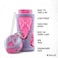 ZULU Torque 2 Pack 16oz Plastic Kids Water Bottle with Silicone Sleeve and LeakProof Locking Flip Lid Soft Touch Carry Loop for School Backpack Lunchbox BPAFree Dishwasher Safe Pink