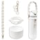 SITKOL Silicone Boot Set for Owala Water Bottle 24 oz Includes Water Bottle Handle Strap Perfect Owala Accessories Fits Owala Tumbler Owala Free Sip for Pink owala White