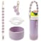 SITKOL Silicone Boot Set for Owala Water Bottle 24 oz Includes Water Bottle Handle Strap Perfect Owala Accessories Fits Owala Tumbler Owala Free Sip for Pink owala Purple