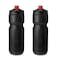 HydraPak Polar Bottle Breakaway Surge Lightweight Bike Water Bottle 2Pack High Flow Cycling Sports Squeeze Bottle Charcoal 740ml 25oz