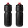 HydraPak Polar Bottle Breakaway Surge Lightweight Bike Water Bottle 2Pack High Flow Cycling Sports Squeeze Bottle Charcoal 740ml 25oz