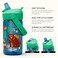 CamelBak Thrive Flip Straw Kids Water Bottle with Bite Valve Tritan Renew Design for School and Travel 14oz Friendly Forest