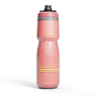 Camelbak Products CamelBak Podium Chill Insulated Bike Squeeze Water Bottle Cold Retention for Cycling 24oz Coral Sunset