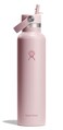 Hydro Flask Water Bottle Insulated Stainless Steel Straw Lid Non Spill Leakproof 24 Oz Trillium Pink