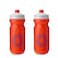 HydraPak Polar Bottle Breakaway Surge Lightweight Bike Water Bottle 2Pack High Flow Cycling Sports Squeeze Bottle Orange 600ml 20oz