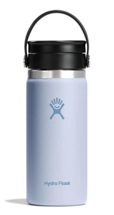 Hydro Flask Flex Sip Coffee Tumbler Insulated Stainless Steel Non Spill Leak Proof Travel Coffee Cup 16 Oz Surf Blue