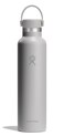 Hydro Flask Water Bottle Insulated Stainless Steel Non Spill Leakproof in 24 Oz Birch Gray