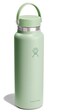 Hydro Flask Water Bottle Insulated Stainless Steel Wide Mouth Flex Lid Non Spill Leakproof and Refillable in 40 Oz
