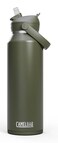 CamelBak Thrive Flip Straw Insulated Stainless Steel Water Bottle Cold Retention Design for Everyday Hydration and Active Use 40oz Moss