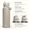 CamelBak Thrive Flip Straw Insulated Stainless Steel Water Bottle Cold Retention Design for Everyday Hydration and Active Use 40oz Stone