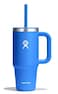 Hydro Flask Travel Tumbler with Handle Lid and Straw Insulated Stainless Steel in 24 Oz Cascade