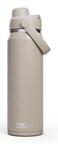 CamelBak Thrive Chug Insulated Stainless Steel Water Bottle Cold Retention with High Flow Lid for Everyday Hydration and Active Use 25oz Stone