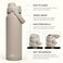 CamelBak Thrive Chug Insulated Stainless Steel Water Bottle Cold Retention with High Flow Lid for Everyday Hydration and Active Use 25oz Stone