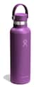 Hydro Flask Water Bottle Insulated Stainless Steel Non Spill Leakproof in 21 Oz Beachplum Purple
