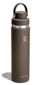 Hydro Flask Water Bottle Insulated Stainless Steel Wide Mouth Flex Chug Lid Non Spill Leakproof in 24 Oz Sandpiper