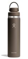 Hydro Flask Water Bottle Insulated Stainless Steel Wide Mouth Flex Chug Lid Non Spill Leakproof in 24 Oz Sandpiper