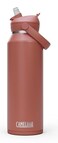 CamelBak Thrive Flip Straw Insulated Stainless Steel Water Bottle Cold Retention Design for Everyday Hydration and Active Use 40oz Sierra Red