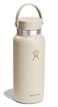 Hydro Flask Water Bottle Insulated Stainless Steel Wide Cap Lid Non Spill Leakproof 32 Oz Coconut Cream