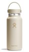 Hydro Flask Water Bottle Insulated Stainless Steel Wide Cap Lid Non Spill Leakproof 32 Oz Coconut Cream