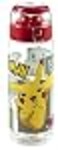 Zak Designs Zak 25oz Pokemon Water Bottle with FlipTop Cap Carrying Loop BPAFree and Break Resistant Pikachu