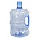 Wakauto Round Plastic Water Bottle with Handle2 Gallon Portable Water Jugs Large Capacity Water Container with Cap Easy Grip Carry Handle For Outdoor Sports Camping