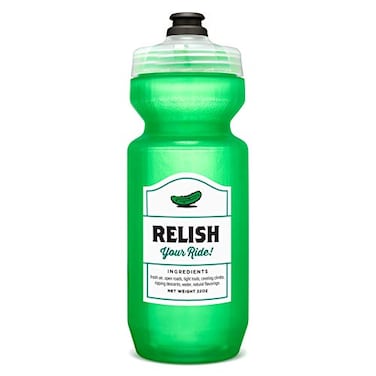 SPURCYCLE Relish Your Ride 22 Ounce Purist Water Bottle with MoFLo Cap Resists Stains Tastes Better Flexible Bicycle Bottle Dont Forget to Hydrate