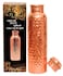 BIFFELY Copper Water Bottle 34oz Handcrafted Ayurvedic 100 Pure Copper Water Bottle for Drinking Men Women LeakProof Lid BPA Free NonInsulated Eco Friendly with Premium Quality for Sport Travel