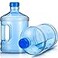 Hoolerry 2 Pieces Water Bottle 1 Gallon Round Plastic Water Jug with Handle Reusable Leak Proof Bottle for Gym Sports Office Daily Cold Liquids Drinking Use Blue