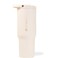 HydroJug Sport Stainless Steel Tumbler with Straw Vacuum Insulated 32oz Leakproof Water Bottle Ergonomic Design Reusable Dishwasher Safe Rubber Base Durable for Gym or Outdoors Cream