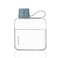 ALLKELR Portable Flat Water BottleBPA Free Reusable Tritan Plastic Travel Water Bottle CupLightweight Leakproof Slim Water Bottle Fits PurseBackpacking Hiking Blue 108 oz